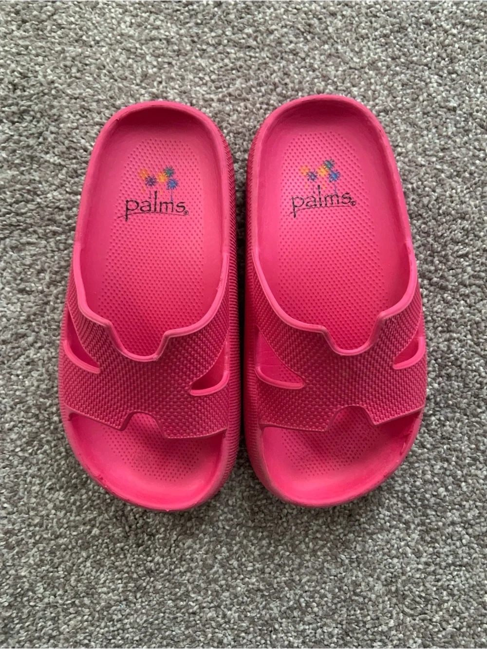 Kids Pink Slide Sandals